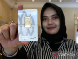 Harga emas Antam melonjak lagi, naik Rp29.000 jadi Rp2,59 juta/gram