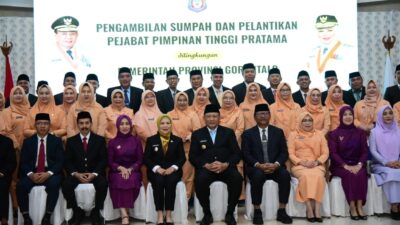 Gubernur Gusnar Lantik 25 Pejabat Tinggi Pratama, Wagub Idah Tegaskan Manajemen Talenta Jadi Acuan