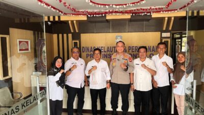 DKP Provinsi Perkuat Sinergi Pengawasan Laut, Terima Kunjungan Dirpolairud Polda Gorontalo
