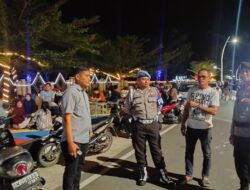 Polres Gorut Gelar Kamtibmas, Pastikan Aktivitas UMKM dan Pengunjung Berjalan Aman