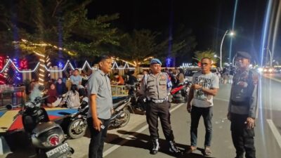 Polres Gorut Gelar Kamtibmas, Pastikan Aktivitas UMKM dan Pengunjung Berjalan Aman