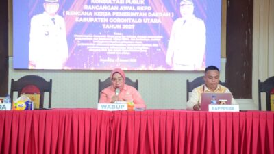 Wabup Gorut Pimpin Forum RKPD 2027, Ajak Masyarakat Terlibat dalam Perencanaan Daerah