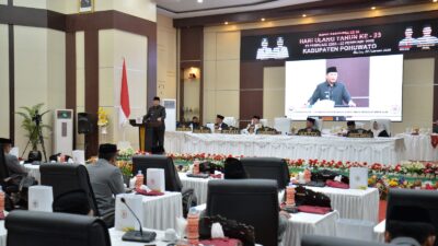 HUT ke-23 Pohuwato, Gubernur Gusnar Ismail Puji Efektivitas Kepemimpinan Daerah