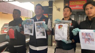 Nekat Lewat Plafon, Pelaku Bobol Alfamart di Kelurahan Moodu Dibekuk Polresta Kota Gorontalo