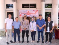 HPN ke-80: Kabid Humas Polda Gorontalo Hadiri Aksi Donor Darah Bareng Insan Pers