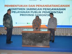 Gubernur Gusnar Ismail dan Ombudsman RI Teken Komitmen Jaringan Pengawasan Pelayanan Publik
