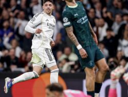 Valverde Hattrick! Madrid Bungkam City di Leg Pertama 16 Besar Liga Champions