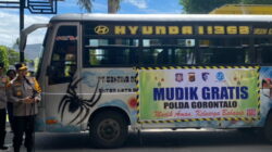 Tekan Angka Lakalantas, Polda Gorontalo Fasilitasi Mudik Gratis Rute Manado – Palu