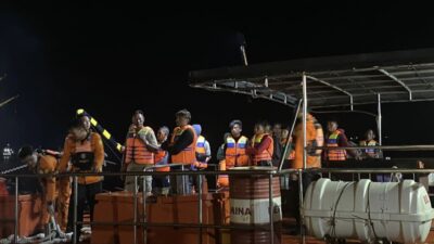 Dihantam Cuaca Buruk, Kapal Nazila 05 Tenggelam di Perairan Taliabu, Seluruh Nelayan Dilaporkan Selamat