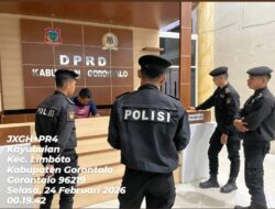 Jaga Aset Negara, Patroli Kota Presisi Polda Gorontalo Sambangi Kantor Bupati dan DPRD