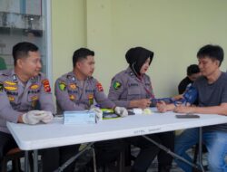 Sapa Warga Jelang Berbuka, Polda Gorontalo Hadirkan Layanan Cek Kesehatan Gratis