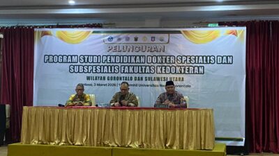 Baru 7 Tahun, Fakultas Kedokteran Universitas Negeri Gorontalo Dipercaya Buka Prodi Spesialis