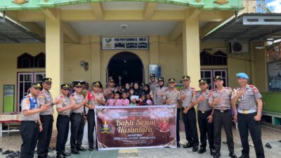 Wujudkan Karakter Humanis, Siswa SIP Angkatan 55 Gorontalo Sambangi Panti Asuhan