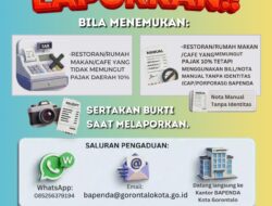 Awas! Restoran dan Kafe di Kota Gorontalo yang Tidak Taat Pajak Akan Kena Sanksi