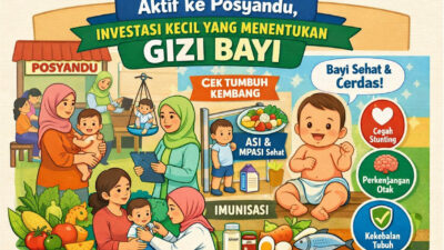 Riset FK UNG Ungkap Fakta: Keaktifan Ibu ke Posyandu Jadi Kunci Utama Status Gizi Baik pada Bayi