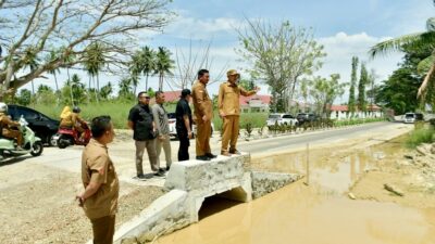 Genangan Lumpur Tak Kunjung Teratasi, Pemkab Pohuwato Evaluasi Box Culvert