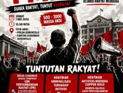 Ribuan Massa ALARM Akan Desak Percepatan IPR dan Evaluasi Tambang di Gorontalo