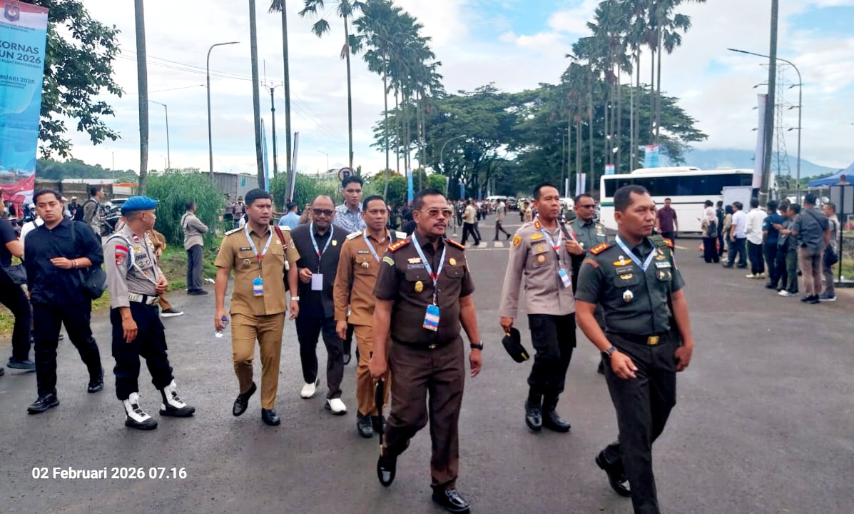 Wali Kota dan Wakil Wali Kota Kotamobagu Hadiri Rakornas Pemerintah Pusat dan Daerah 2026