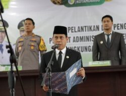 Pemkot Kotamobagu Lantik Sejumlah Pejabat, Dorong Penyegaran Birokrasi