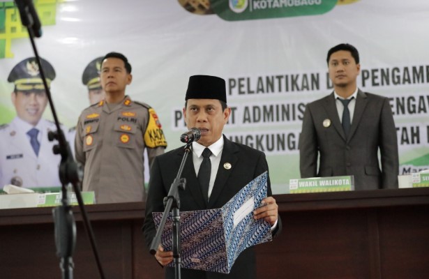 Pemkot Kotamobagu Lantik Sejumlah Pejabat, Dorong Penyegaran Birokrasi