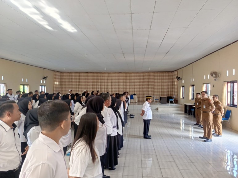 Evaluasi Sangadi dan Lurah Berakhir di Kecamatan Kotamobagu Utara (Foto: Diskominfo Kotamobagu)