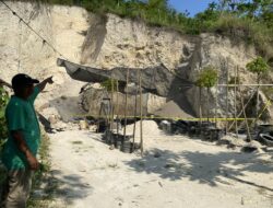 Longsor di Tambang Kapur Buliide Kota Gorontalo, Tiga Orang Nyaris Tertimbun