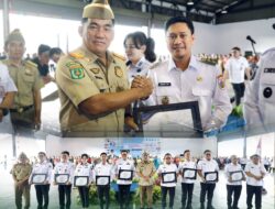 Kotamobagu Raih Penghargaan Pembinaan K3, Wawali Hadiri Apel Bulan K3 Nasional di Bitung