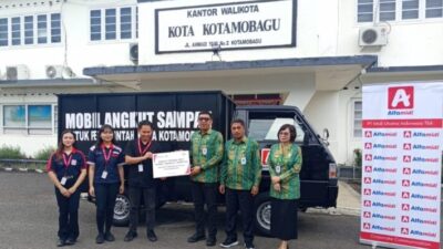 Alfamidi Bantu Satu Unit Mobil Sampah untuk Kotamobagu, Perkuat Layanan Kebersihan Kota