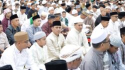 Ribuan Warga Padati Alun-alun Kotamobagu, Sholat Idulfitri Berlangsung Khidmat dan Tertib