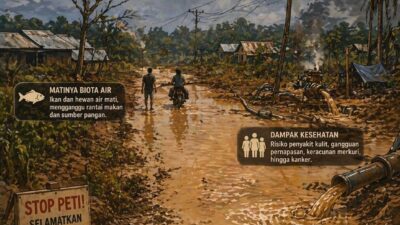 Kehidupan Warga Dipertaruhkan, PETI Dekat Polres Tetap Bebas Beroperasi