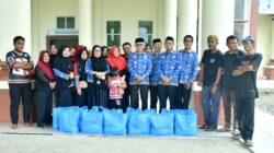 KORPRI Pohuwato Peduli, Puluhan Cleaning Service Terima Paket Sembako