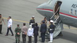 Idah Syahidah Sambut Langsung Kedatangan Presiden di Bandara Djalaluddin