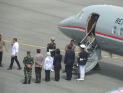 Idah Syahidah Sambut Langsung Kedatangan Presiden di Bandara Djalaluddin