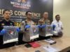 Kejahatan Lintas Negara, Gagalkan Penyeludupan Sianida, Polda Gorontalo Amankan 3 WNA dan 1 WNI Saat Hendak Sandar