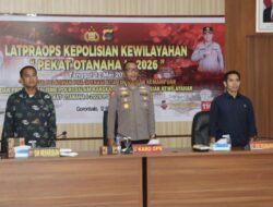 Sasar Penyakit Masyarakat, Karo Ops Polda Gorontalo Buka Lat Pra Ops Pekat Otanaha 2026