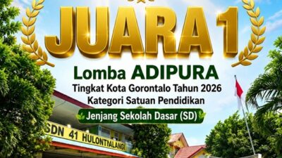 SDN 41 Hulonthalangi Torehkan Prestasi, Raih Juara 1 Lomba Adipura Tingkat Kota Gorontalo