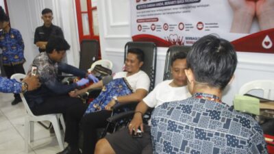 ASN Pemkot Gorontalo Tunjukkan Kepedulian Sosial melalui Aksi Donor Darah