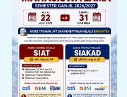 Catat Tanggalnya! UNG Buka Pembayaran UKT Semester Ganjil Mulai 22 Juni-31 Juli 2026