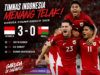 Luar Biasa! Timnas Indonesia Menang Telak 3-0 di Laga Persahabatan