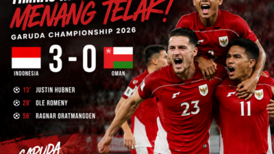 Luar Biasa! Timnas Indonesia Menang Telak 3-0 di Laga Persahabatan