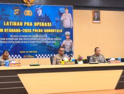 Polda Gorontalo Gelar Lat Pra Ops Patuh Otanaha 2026, Matangkan Kesiapan Personel di Lapangan