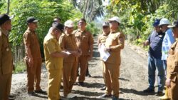 Thariq Modanggu Pastikan Pembangunan Jalan Kota Jin Sesuai Spesifikasi Teknis