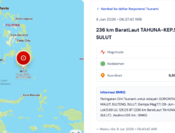 Peringatan Tsunami: Gorontalo Bagian Utara berstatus Siaga