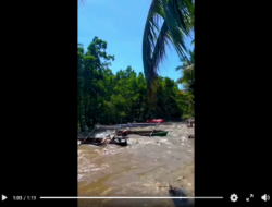 Perahu Nelayan Terseret Ombak di Pesisir Gorontalo Utara, Sirene Peringatan Tsunami Meraung