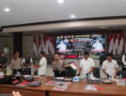 Gorontalo Libas Kriminal! Kapolda Pimpin Langsung Press Release Kasus 3C, Narkoba, hingga PETI