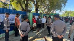 Sukseskan PENAS XVII, Subsatgas Binmas Ajak Warga Jaga Kamtibmas dan Kebersihan