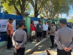 Sukseskan PENAS XVII, Subsatgas Binmas Ajak Warga Jaga Kamtibmas dan Kebersihan