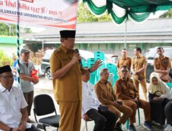 Gubernur Gorontalo Serahkan Bantuan Sapi Kurban dari Presiden RI untuk Masjid Sabilurrasyad UNG