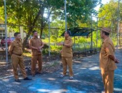 Thariq Modanggu Cek Kesiapan Material Pembangunan GOR Serbaguna