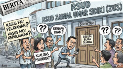 Dua Kasus Pelayanan Jadi Sorotan, Direktur RSUD ZUS Bungkam